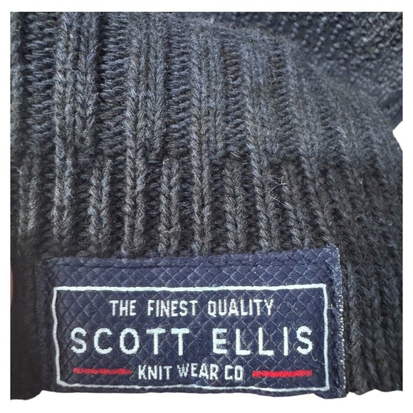 Scott Ellis Carisma Winchester men's sweater size large black - Picture 5 of 5